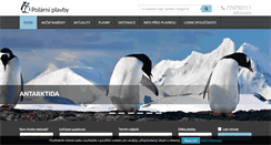 Desktop Screenshot of polarni-plavby.cz