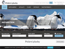 Tablet Screenshot of polarni-plavby.cz